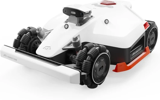 LUBA 2 AWD 5000X Robot Tondeuse sans Fil Périphérique, NetRTK+Vision, Aucune Antenne RTK Requise, Recommandé 5000m², Pentes à 80%, Hauteur de Coupe 25-70 mm, avec Module 4G