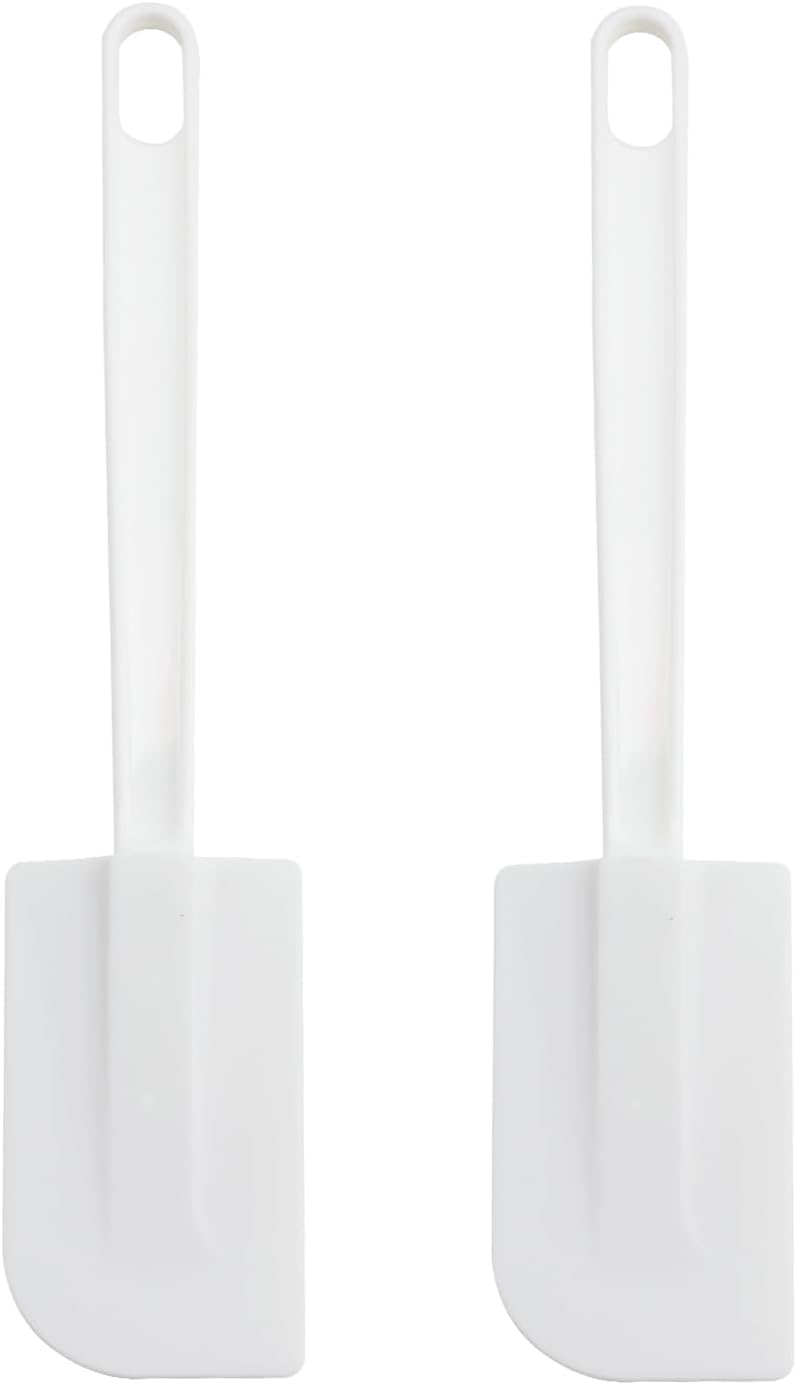 2PCS Maryse Pâtisserie Professionnel Spatule Cuisine en Caoutchouc, Cuisine Spatule Silicone Résistantes à,Chaleur, Grattoir Flexible et Antiadhésif, pour Mélanger Remuant Raclant