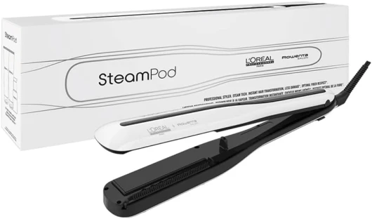 Steampod 3 - Lisseur Vapeur Professionnel 2-en-1 : Lissage & Wavy - Céramique Fer à lisser à la technologie vapeur - Adapté à tous types de cheveux - L'Oréal Professionnel 1 - Lisseur