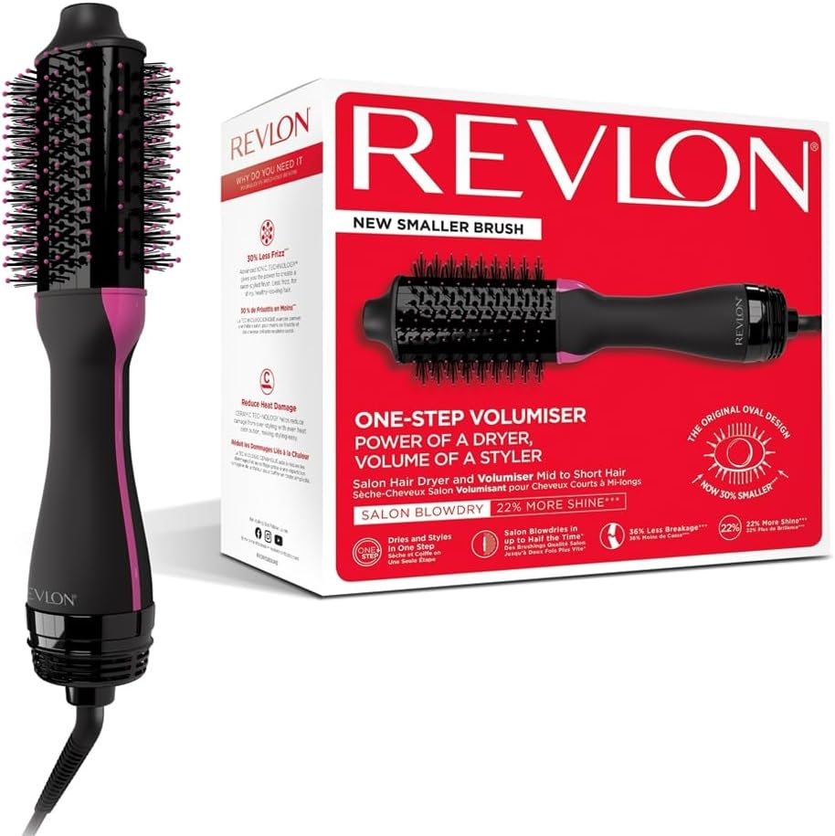 Salon One-Step Sèche-cheveux volumisant, cheveux mi-longs à courts, RVDR5282UKE Cheveux courts