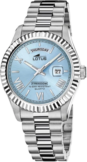 Montre Lotus pour Homme 18854/8 Freedom Boîtier en Acier Inoxydable Gris Bracelet en Acier Inoxydable Gris