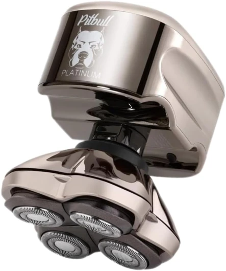 Pitbull Platinum PRO - Rasoir électrique Électrique Homme - Coffret cadeau de vacances pour homme - Tête Chauve, rasage supérieur Pro (2024)