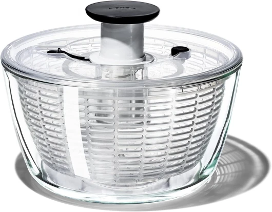 Good Grips – Essoreuse à salade en verre - Transparente - 6 L Verre - Grand
