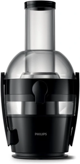 Philips Série 3000 Centrifugeuse - Puissance 800W, Technologie QuickClean, Cheminée XL 75mm, Capacité 2L, Facile à Assembler et à Rincer, Jus Lisse Sans Pulpe (HR1856/70) 2 litres 800 W