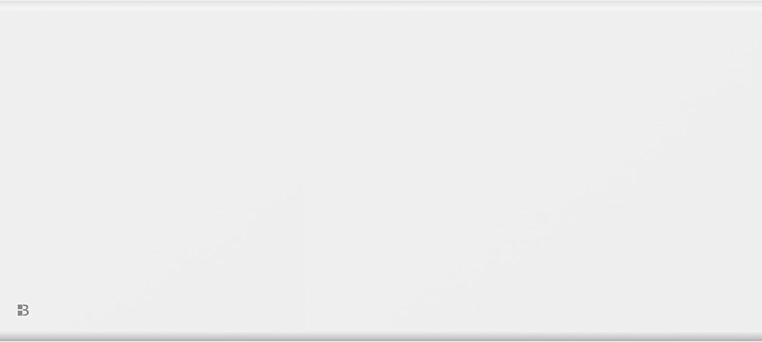 Radiateur électrique fixe à inertie sèche fonte+film 2000W Bestherm NEMESIS horizontal blanc