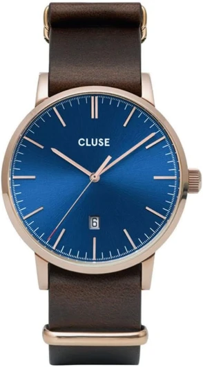 Cluse Homme Uhr Analogique Quartz mit Cuir Armband CW0101501009