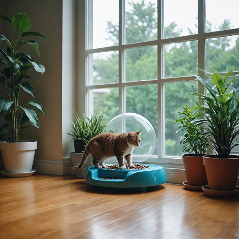 Optimisez l'alimentation de votre chat avec un distributeur automatique de croquettes