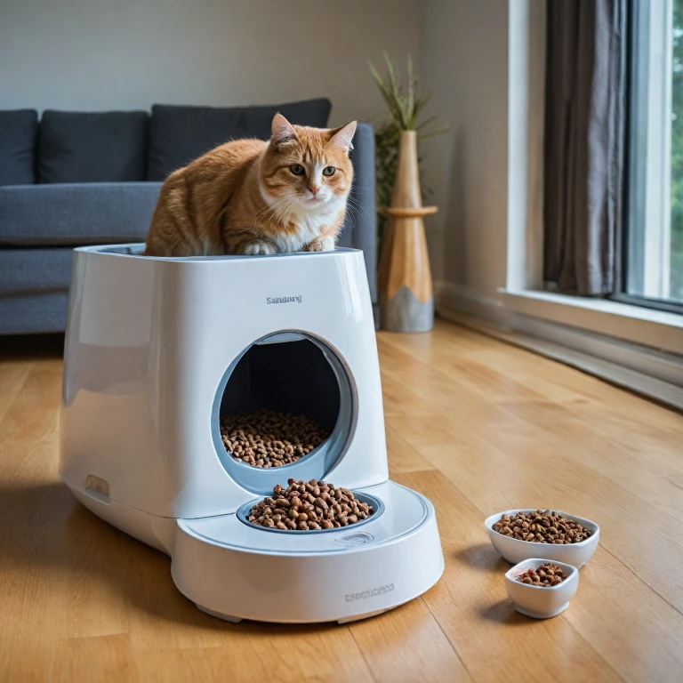 Optimisez l'alimentation de votre chat avec un distributeur de croquettes