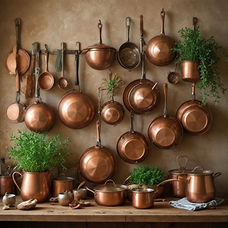 Les secrets des casseroles en cuivre anciennes