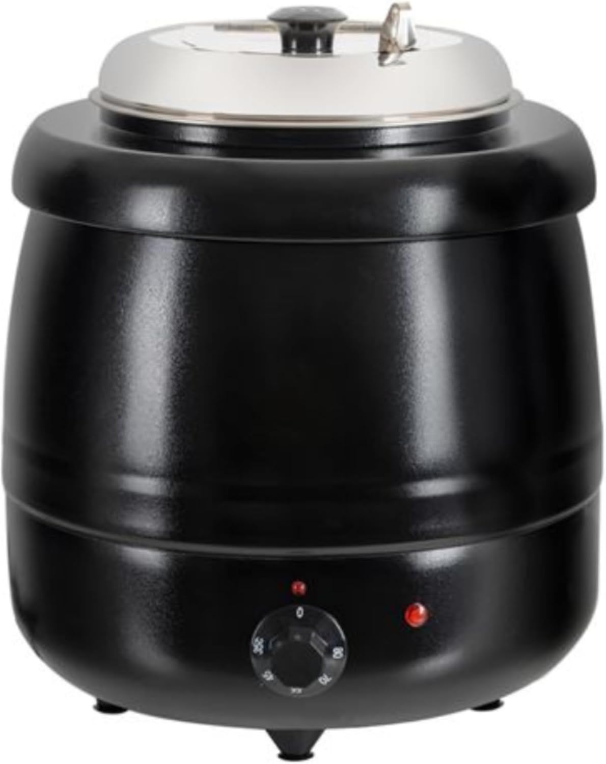 Marmite à Soupe Électrique 10L - Marmite à Soupe Professionnelle pour Cuisson et Maintien au Chaud - Marmite idéale pour Buffets, Restauration et Préparations de Soupe Chaude.