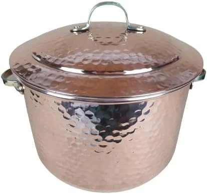 Pot faitout casserole cocotte Marmite di cuivre 8 Litros (7,8L)