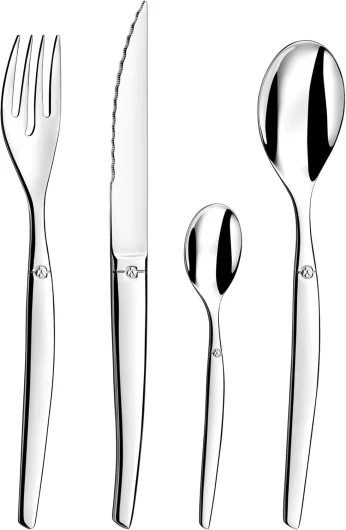 Jet - Ménagère 24 pièces, Acier Acier 24 couverts steak