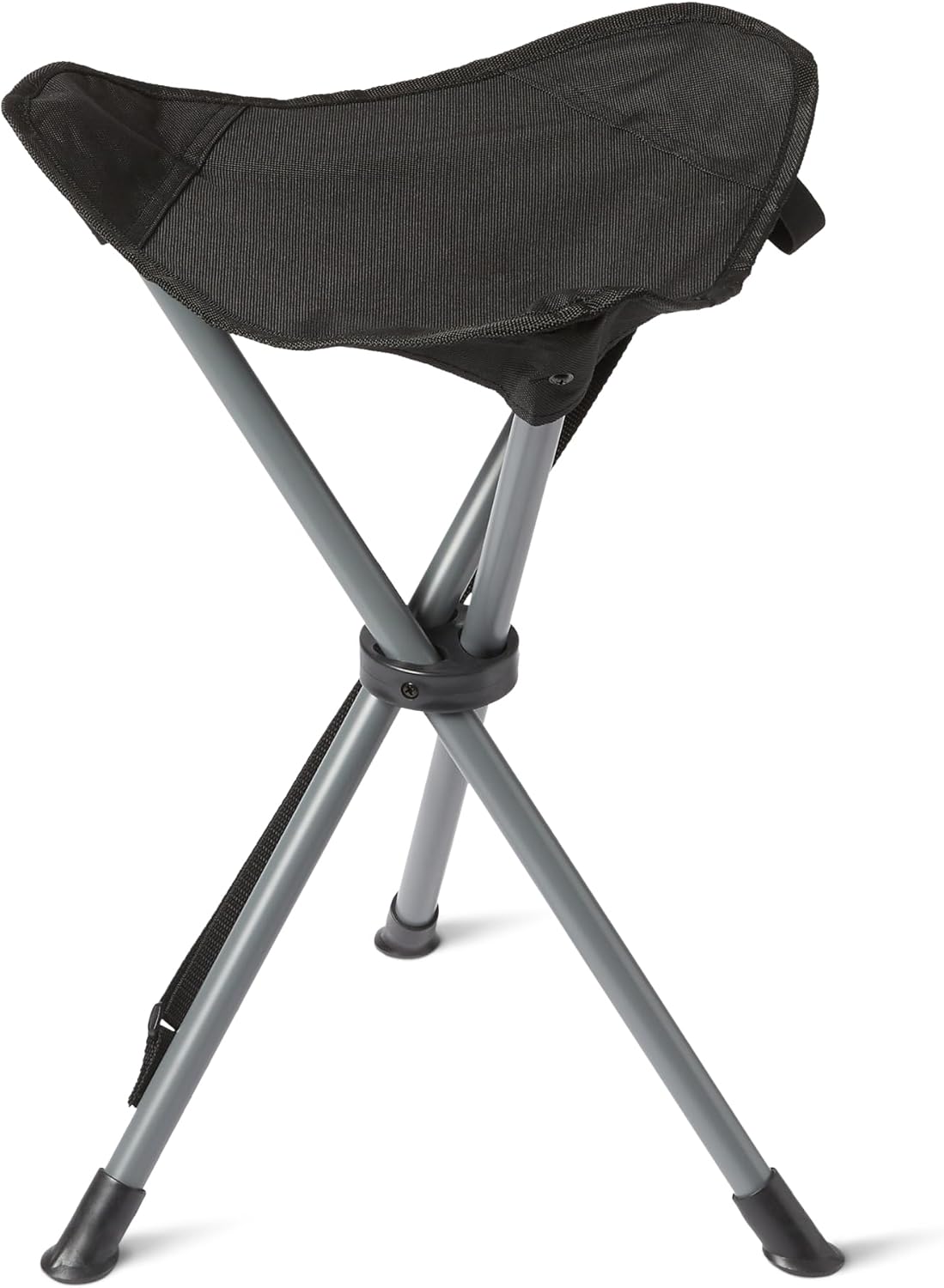 Tabouret de Camping Pliable, Noir