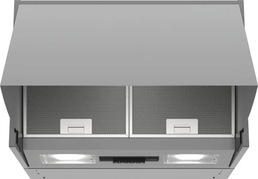 DEM66AC00 - Hotte escamotable - Série 2 - 3 vitesses d'aspiration - Eclairage LED - 60 cm - 256 W - argent Unique