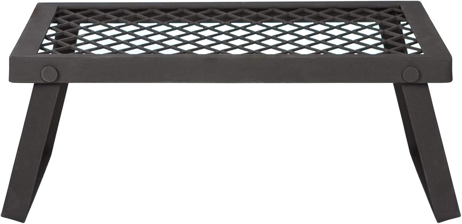 Grille résistante et pliante pour feu de camp