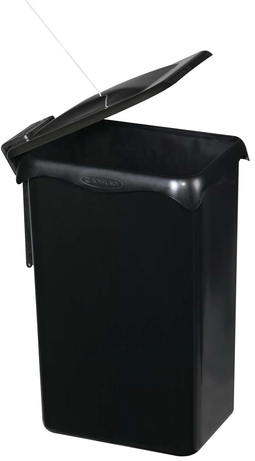 Poubelle intérieur de meuble cuisine 23L Fabriqué en France - PORTASAC Noir Moyen