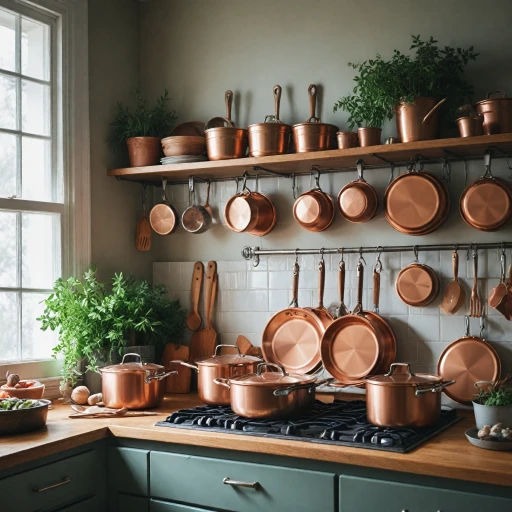 Les avantages d'une batterie de cuisine en cuivre pour votre cuisine