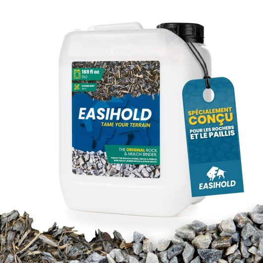 EASIHOLD ROCK - Liant XL pour fixation de pierres détachées - 5 litres (coulage/pulvérisation/mélange manuel)