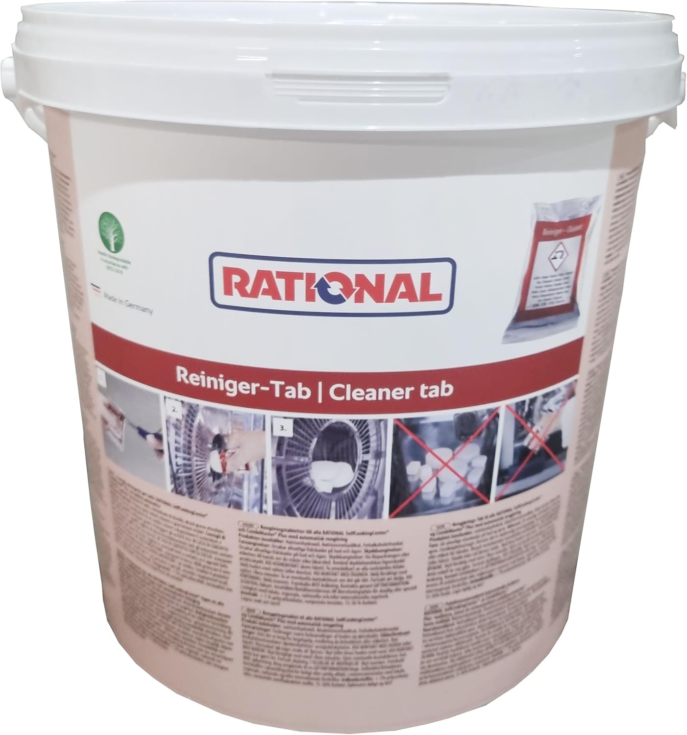 Rational 56.00.210 Lot de 100 tablettes de nettoyage combinées pour amortisseurs - Le nettoyage et l'entretien parfaits pour tous les Self Cooking Center et Combi Master Plus (à partir de 05/2017)