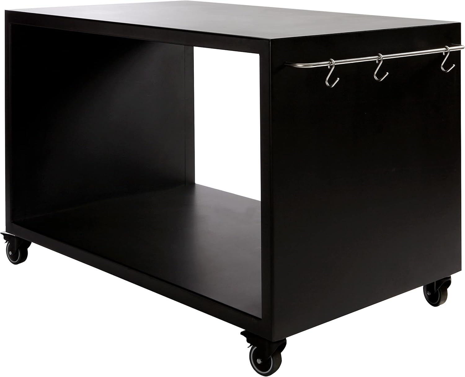 Morsoe Table de Jardin/Barbecue Noir Grand Format 120 x 77 x 60 cm