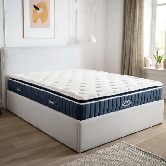 Matelas Hybride Luxe Victoria 180x200cm - Épaisseur 30cm - Elu Produit de l’Année 2025 - Mémoire de Forme AirMemory® & Ressorts Ensachés - Soutien Ferme 8/10 - Accueil Moelleux 3/10 30cm Hybride 180 x 200 cm