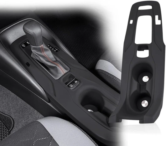 NHHEO Console Centrale Panneau de Levier de Vitesse Couvercle de Garniture Compatible avec Toyota Corolla 2020 2021 Silicone Imperméable Accessoires D'intérieur Noir