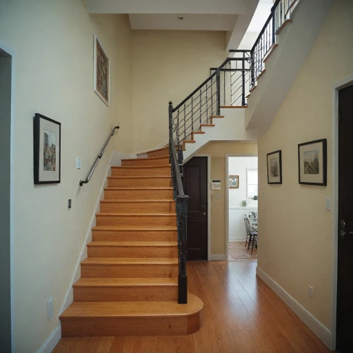 Optimiser l'espace avec un escalier compact de 1m2