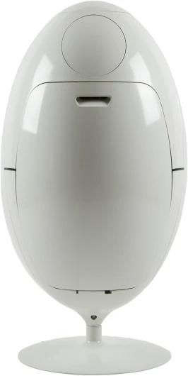 Ovetto Poubelle de Recyclage 54L (3 x 18L), Système de tri sélectif, tri des déchets, 3 Compartiments, Poubelle cuisine Blanc Taille Unique