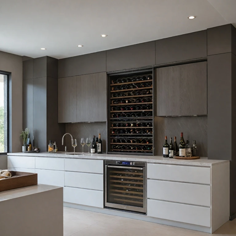 Optimisez votre espace avec une cave à vin sous le plan de travail
