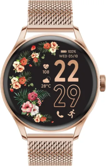 Ice Watch - Ice Smart 2.0 - Montre connectée Ronde (1,20 Pouces) Rose-gold (bracelet métal)