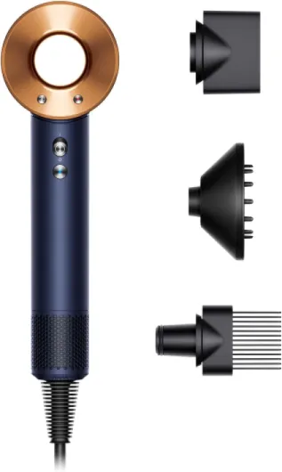 Dyson Supersonic™ : sèche-cheveux Cheveux bouclés à frisés (Bleu de Prusse/Cuivré intense)