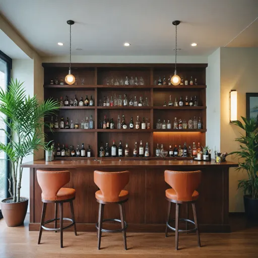 Optimisez votre espace avec un comptoir de bar en meuble