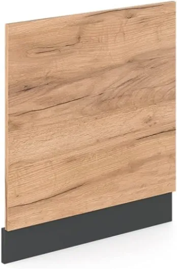 Façade R-Line, Chêne de Force doré/Anthracite, 60 cm sans Plan de Travail
