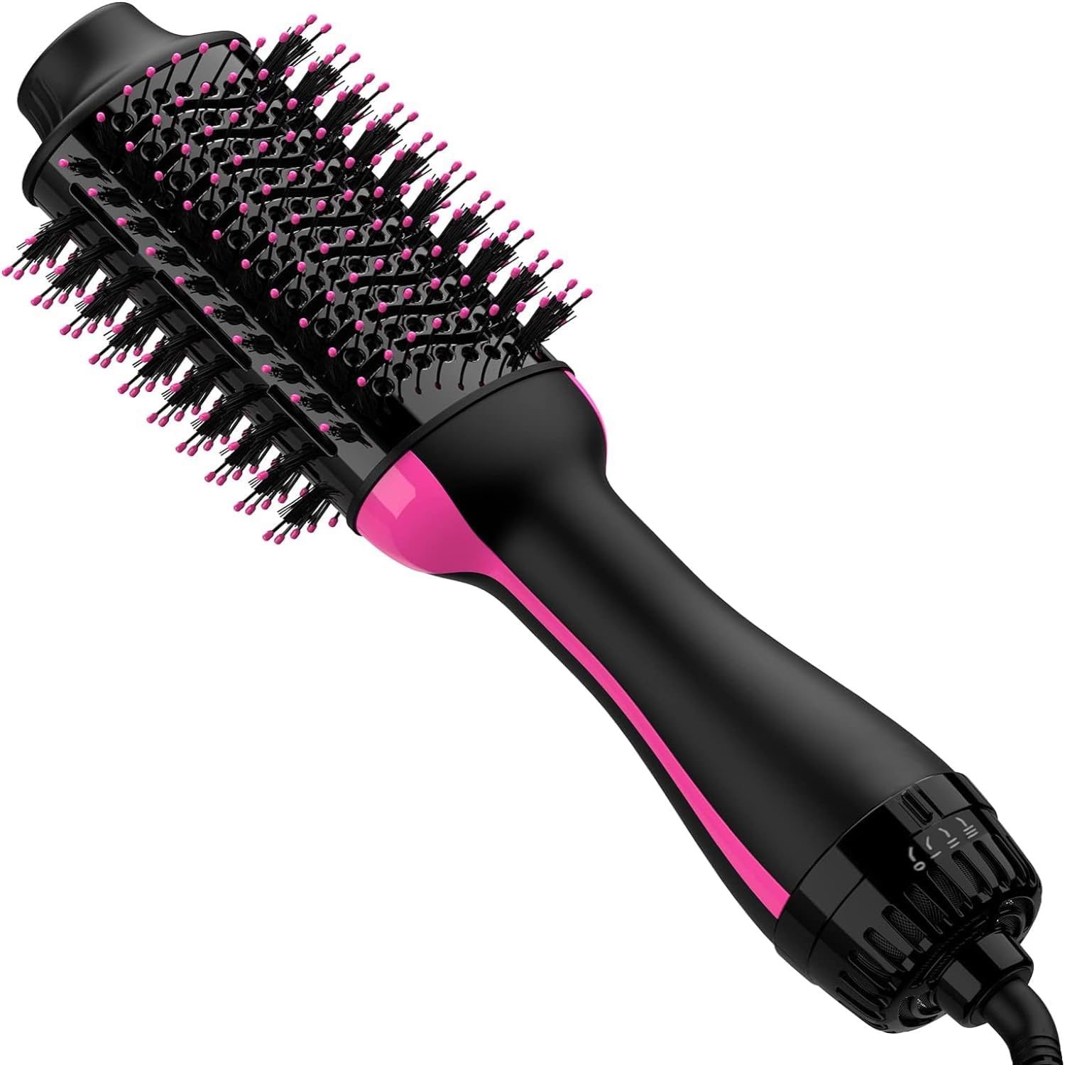 Mise à jour Brosse Soufflante 4 en 1 Brosse Chauffante Brushing Brosse rotative à air chaud, Brosse Coiffante pour Sécher Lisser Volume