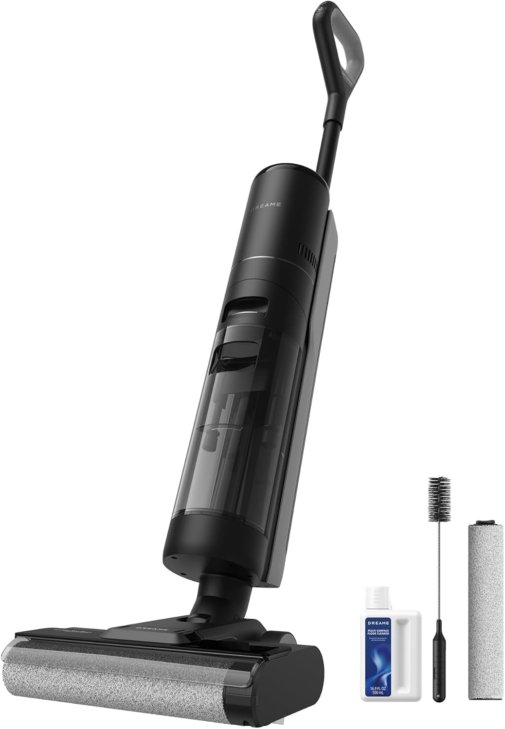 H12S Aspirateur Eau et Poussière, Aspirateur Laveur de Sol Intelligent sans Fil pour Sols durs, Séchage àl'air Chaud, Nettoyage des Bords avec Détection de la Saleté