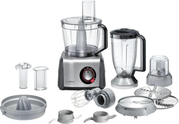 Bosch MultiTalent 8 MC812M844 – Robot de cuisine polyvalent avec plus de 50 fonctions – 1250 W – Grande capacité de 3,9 L – Couleur : Noir 1250W MultiTalent 8 Unique
