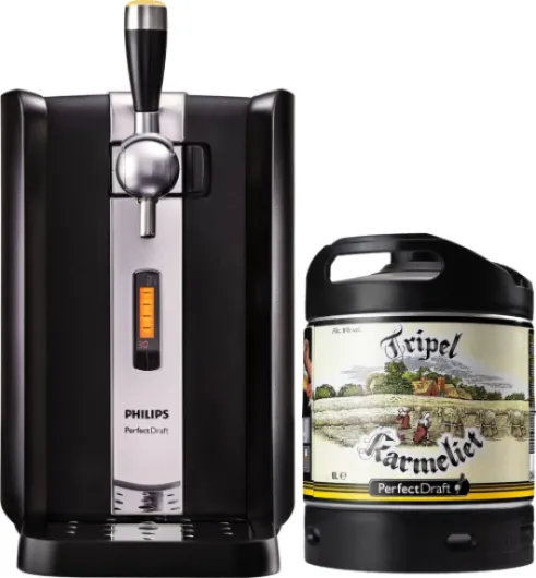 Pack tireuse à bière PerfectDraft + 1 fût de bière - Idée cadeau (Tripel Karmeliet)