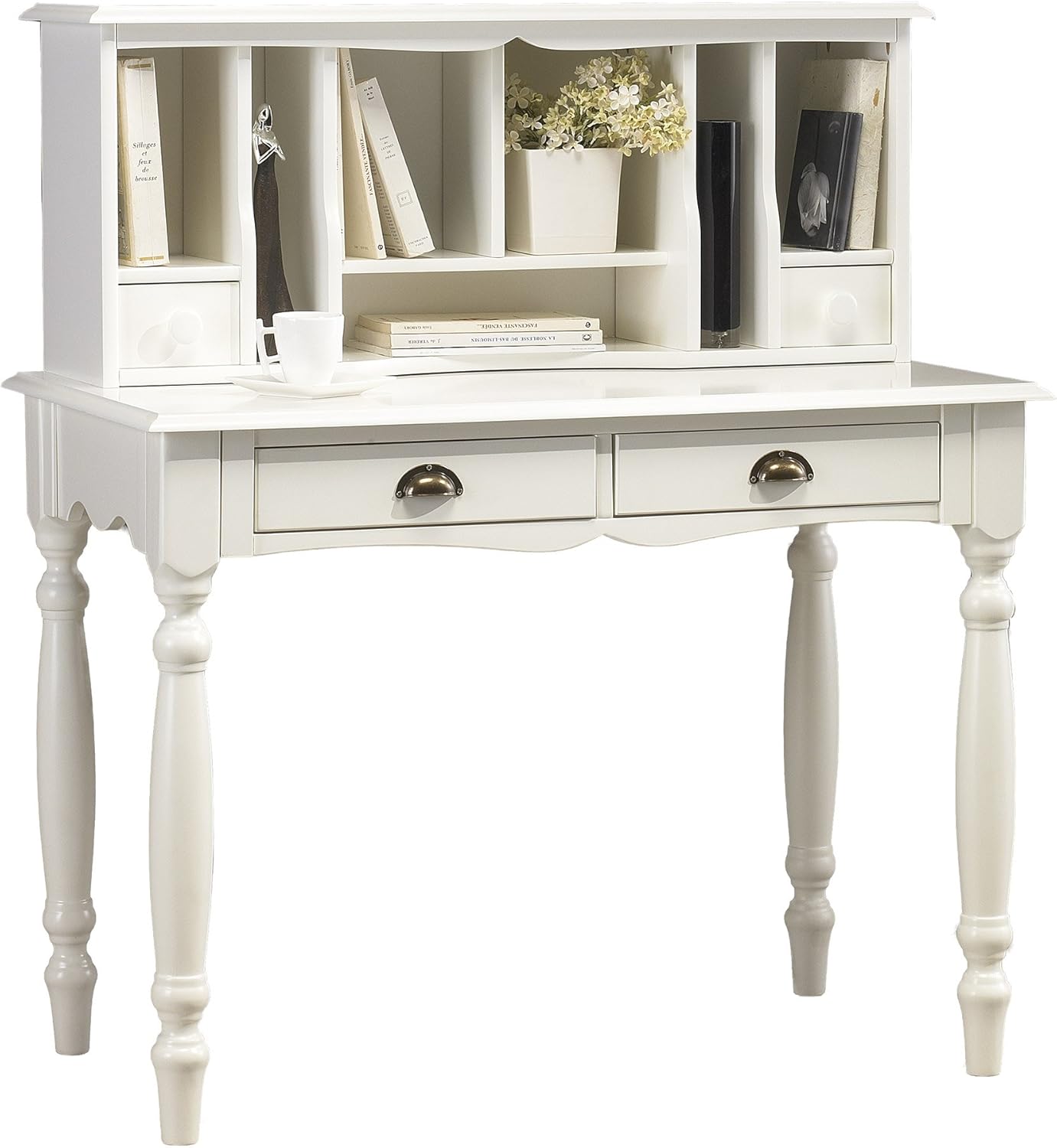 ACTUAL DIFFUSION 40152 Windsor Meuble secrétaire Bois Blanc 53,3 x 100 x 114,7 cm