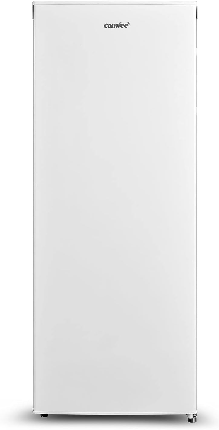 ' RCU160WH2(E) Congélateur Armoire 160L - Hauteur 142cm -183kWh/an-Porte Réversible-42dB Silencieux-Thermostat Réglable-Pieds Ajustables-Blanc