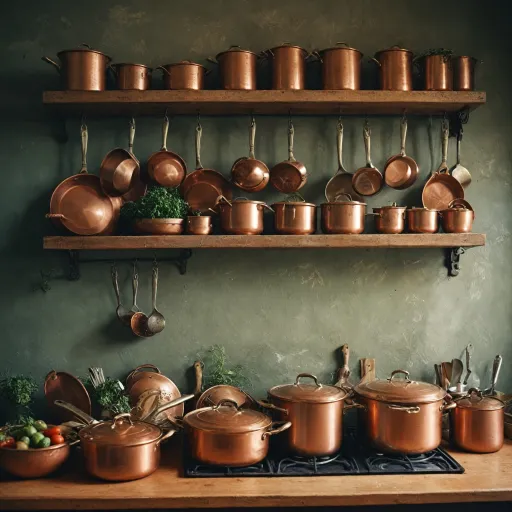 Les avantages des casseroles en cuivre pour votre cuisine