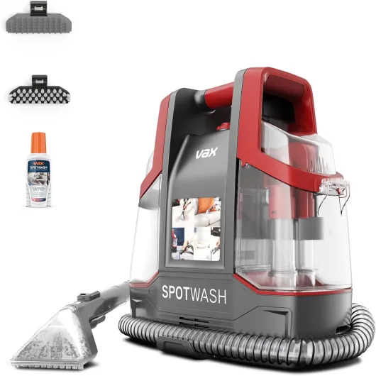 Vax SpotWash Spot Nettoyeur, détachant pour shampouineuse tapis et tissus d'ameublement, séchage rapide et nettoyage en profondeur quotidien pour les escaliers, canapés, voitures et sols durs Without Pet Tool EU