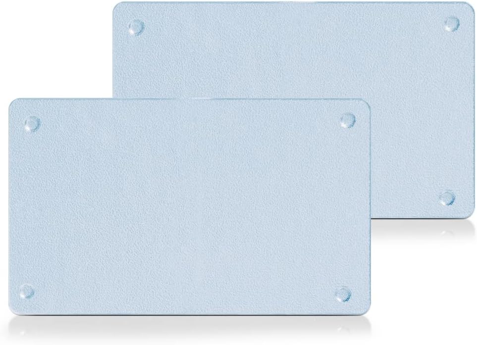 Zeller 26204 Set de 2 Planches à découper Verre de Sécurité Transparent 25 x 15 x 8 cm A 25 x 15 x 8 cm