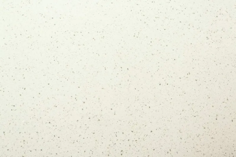 Plan de travail de cuisine en quartz 10cm x 10cm (Sample) Blanc diamant