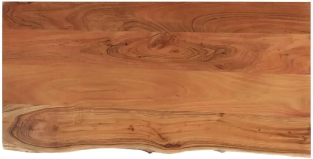 Comptoir de Salle de Bain 120x60x2,5 cm rectangulaire Acacia, comptoir en Bois, Dessus de Vasque de Salle de Bain, comptoir de Vasque de Salle de Bain 120 x 60 x 2.5 cm Naturel