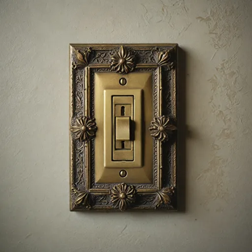 L'élégance intemporelle de l'interrupteur rétro