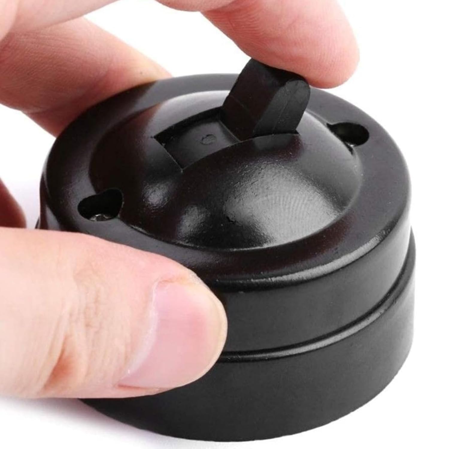 Interrupteur Mural, Interrupteur d'éclairage rétro Interrupteur à Commande Unique Interrupteur à Bascule Antique Interrupteur d'éclairage Mural Monté pour Hôtel