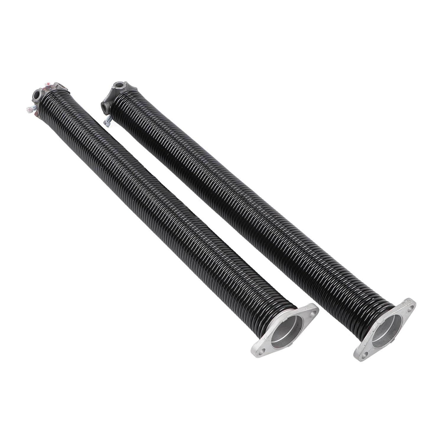 Lot de 2 ressorts de torsion pour porte de garage de 2 pouces, fabriqués en bobine d'acier et baril en aluminium, minimum 18 000 cycles pour remplacement et installation familiale, Par défaut, 218x2 218x2"x26"