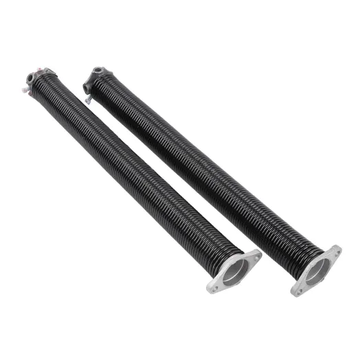 Lot de 2 ressorts de torsion pour porte de garage de 2 pouces, fabriqués en bobine d'acier et baril en aluminium, minimum 18 000 cycles pour remplacement et installation familiale, Par défaut, 218x2 218x2"x26"