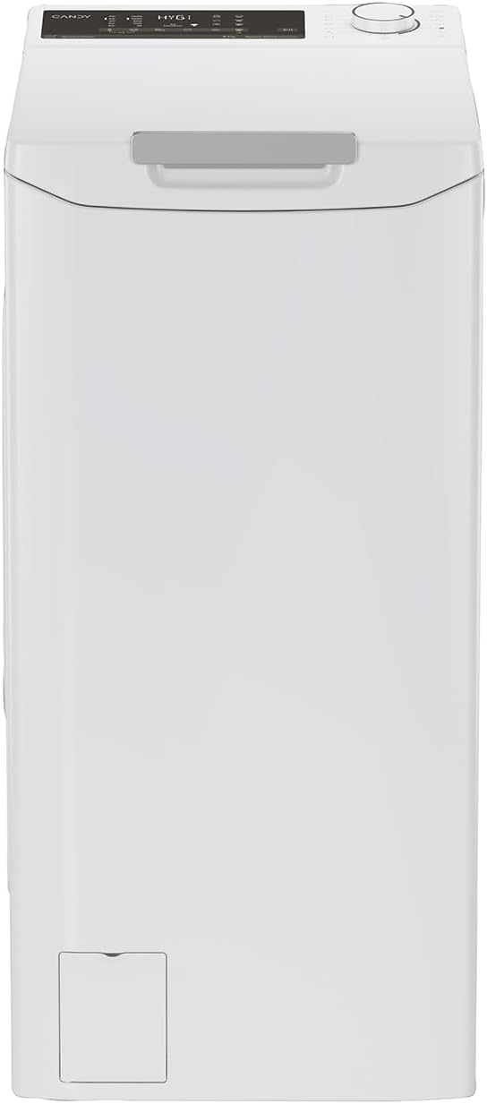 Lave-Linge Top - Machine à Laver 8kg/1200 trs/min - Classe Énergétique B - 17 Programmes - Wifi, Commandes Semi-Tactiles, Silencieux - Blanc - 86 x 41 x 60 cm - Modèle TCAS284TM4-S