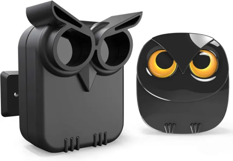 HTZSAFE Système d'alarme sans fil longue portée pour entrée de 800 m - Capteur de mouvement résistant aux intempéries - 1 récepteur et 1 capteur 1 Récepteur et 1 Détecteur